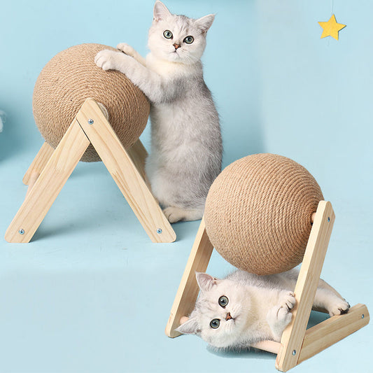 Cat Scratching Ball